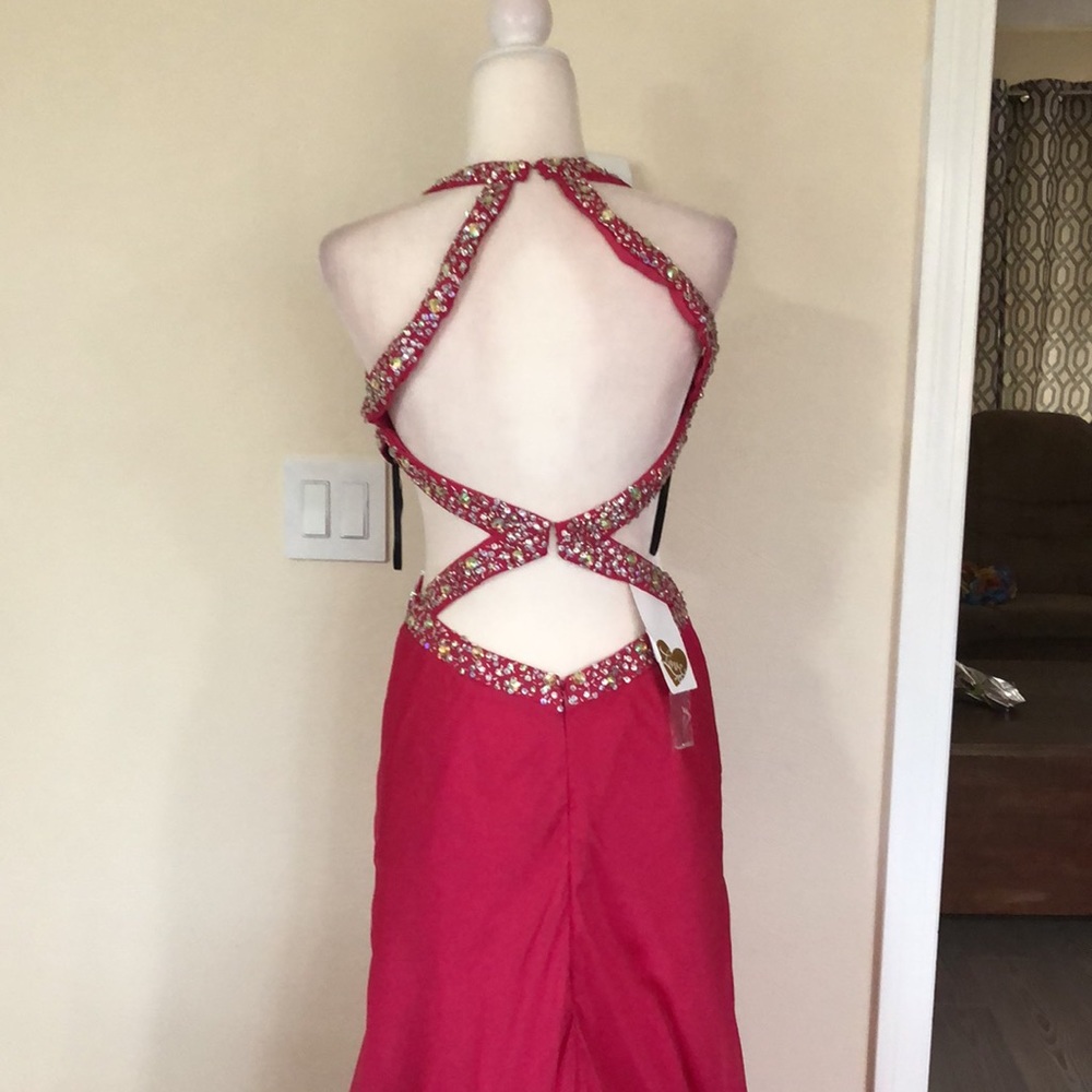 Fuchsia chiffon - Picture 5 of 11